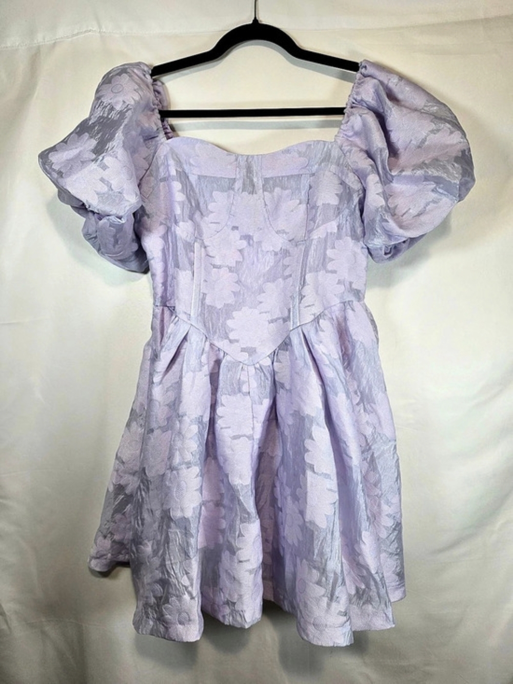 Cloud Ten Floral Puff Sleeve Dress Size Medium